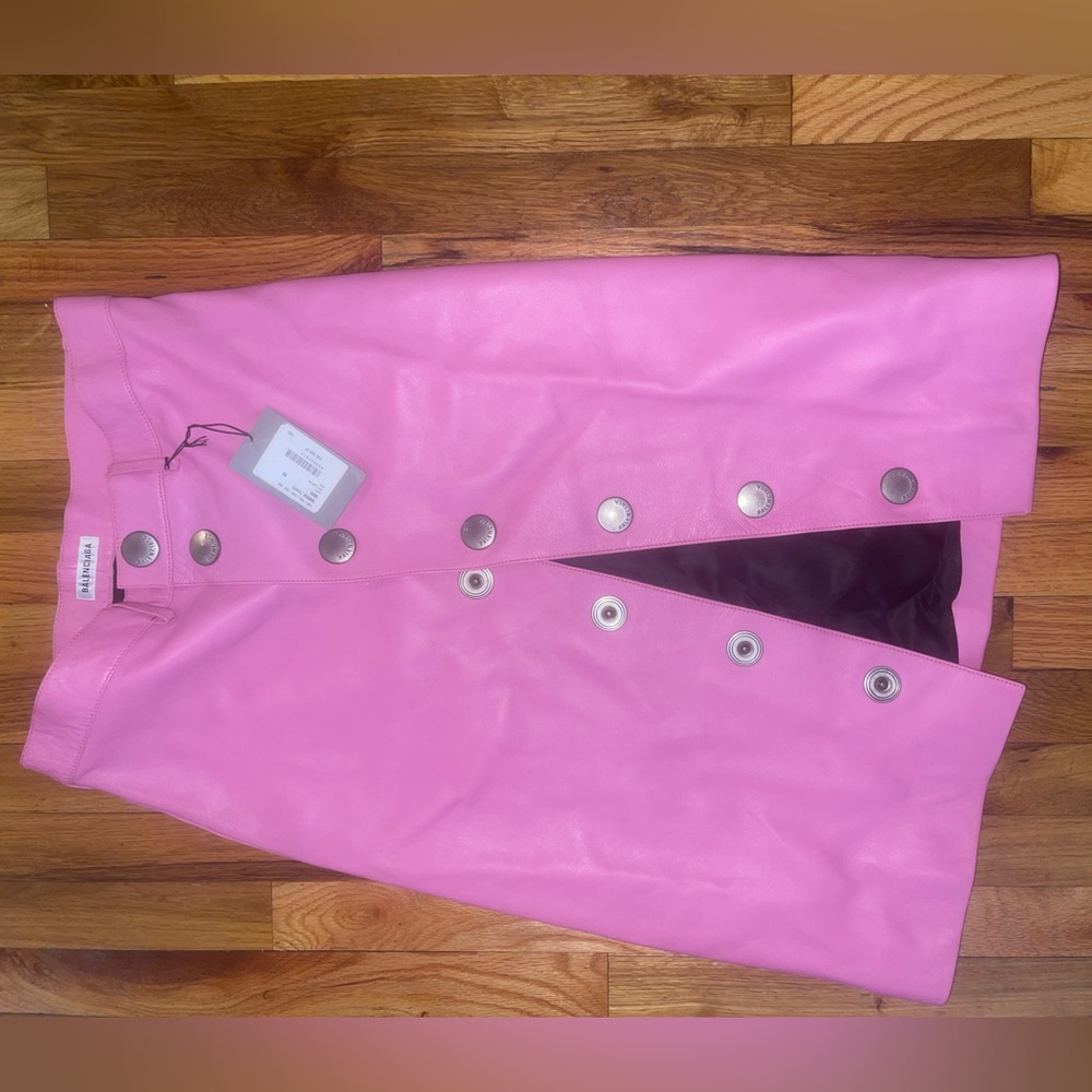 Balenciaga Women’s Leather Skirt